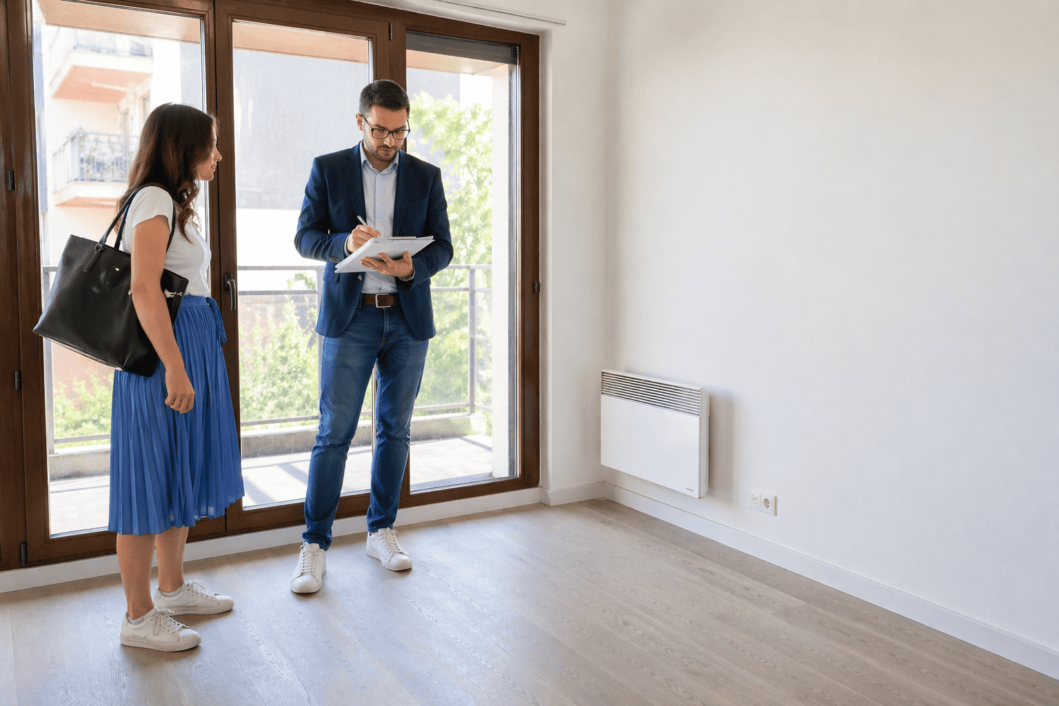 Réalisation d'un état des lieux en location entre bailleur et locataire