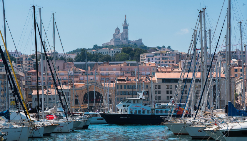 Vue du Vieux-Port de Marseille