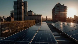 Immeuble à haute performance énergétique financé dans le cadre de la politique RSE de la CEAPC