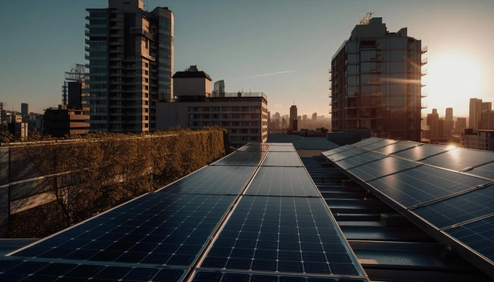 Immeuble à haute performance énergétique financé dans le cadre de la politique RSE de la CEAPC