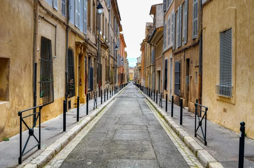 Quartier du centre ville d''Aix-en-Provence
