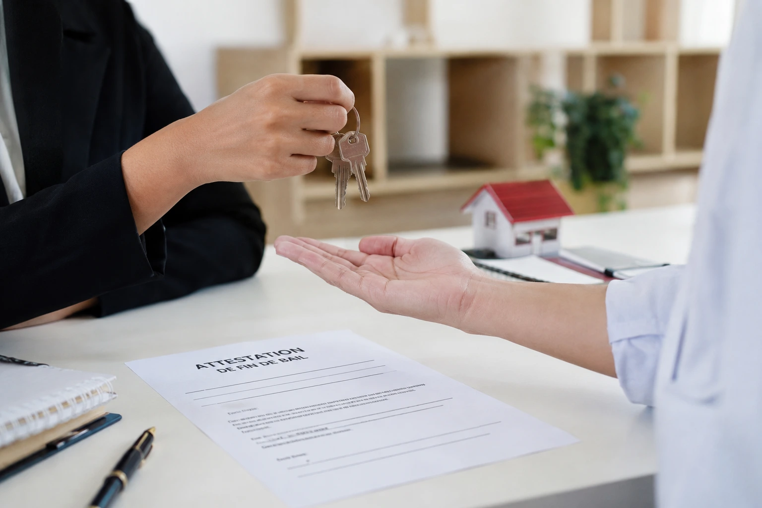Attestation de fin de bail