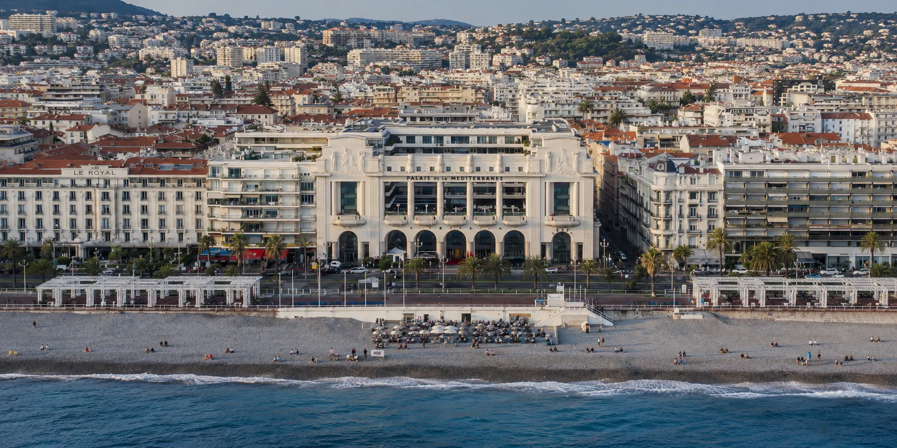 Vu du Carré Or à Nice