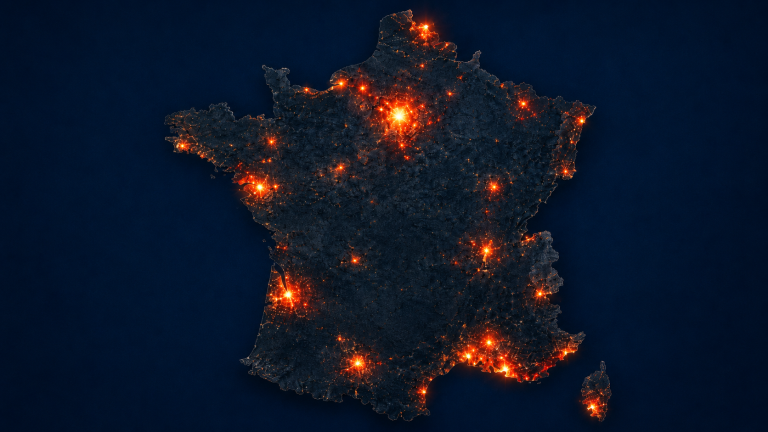 Carte des quartiers les plus chauds en France