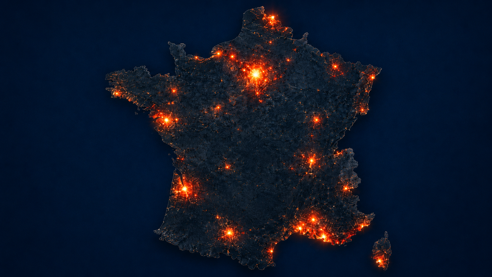 Carte des quartiers les plus chauds en France