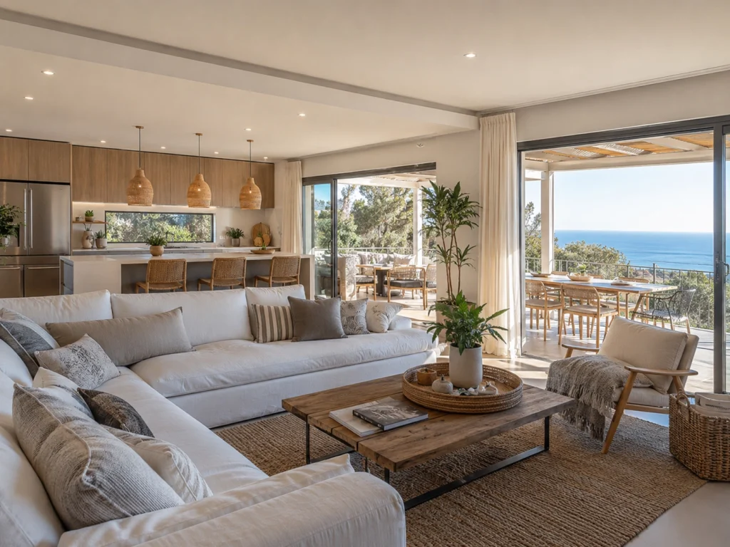 Un appartement résidence secondaire avec vue sur la mer